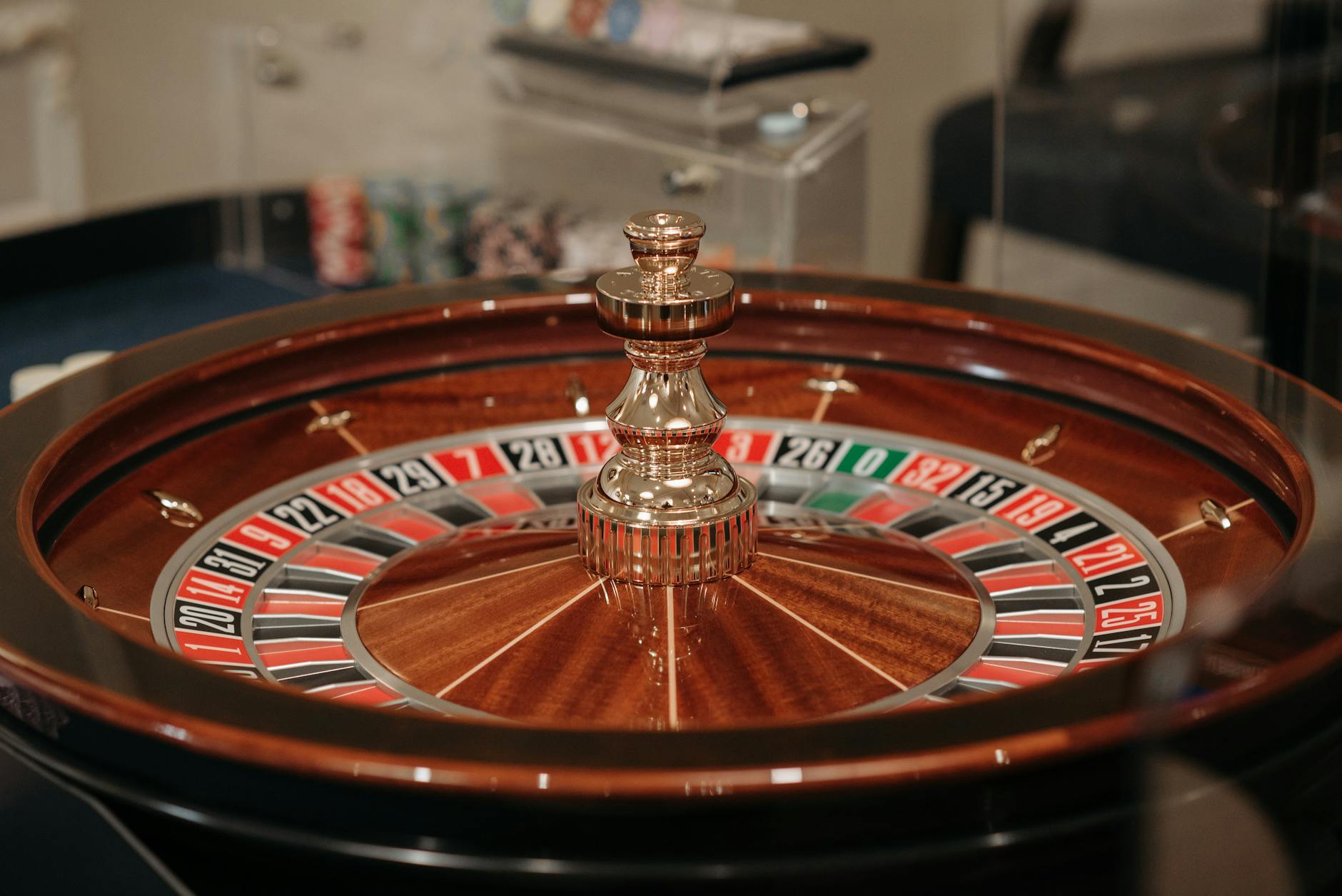 Casino roulette wheel